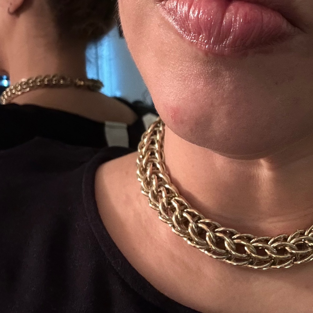 Henri Bendel “Chain Me Down” Necklace | Bold Gold Chain | Statement Chic - Picture 4 of 14